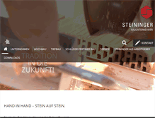 Tablet Screenshot of anton-steininger.de